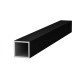 SQUARE ALUMINUM PROFILE 20x20 / BLACK, GRAINED SQUARE, RECTANGLE SHAPE PROFILES